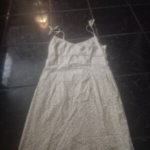 Vtg Alist By Wrapper Floral Spaghetti Strap Mini Dress 90s Coquette Boho